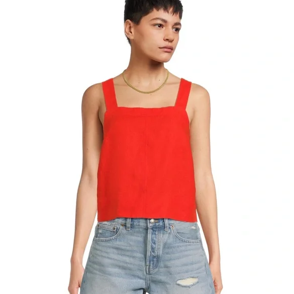 Madewell Shania linen tank top - Picture 1 of 3